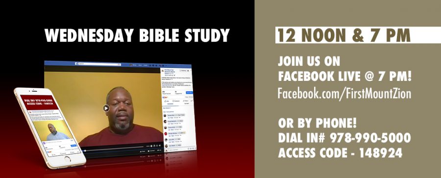 Virtual Bible Study - First Mount Zion Missionary Baptist Church