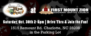 Drive-Thru Trunk or Treat @ First Mount Zion Missionary Baptist Church