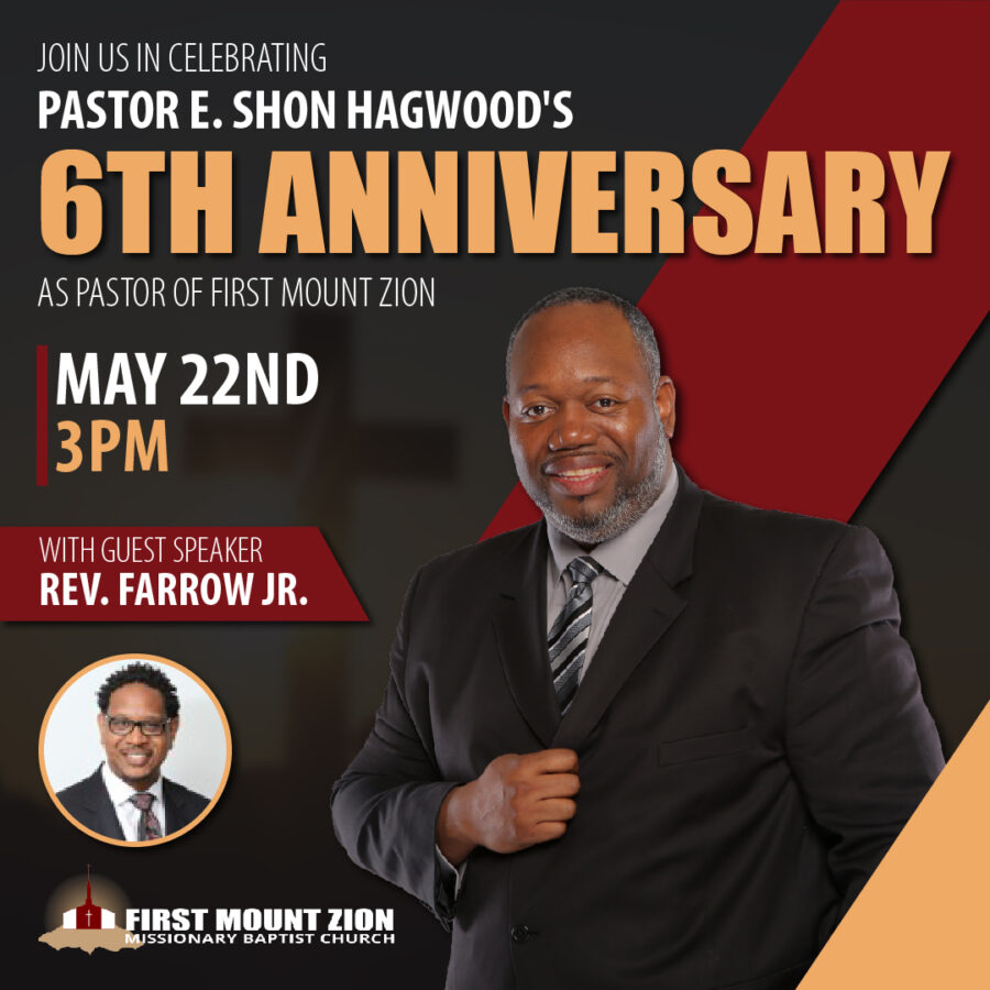 Pastor E. Shon Hagwood's 6th Anniversary